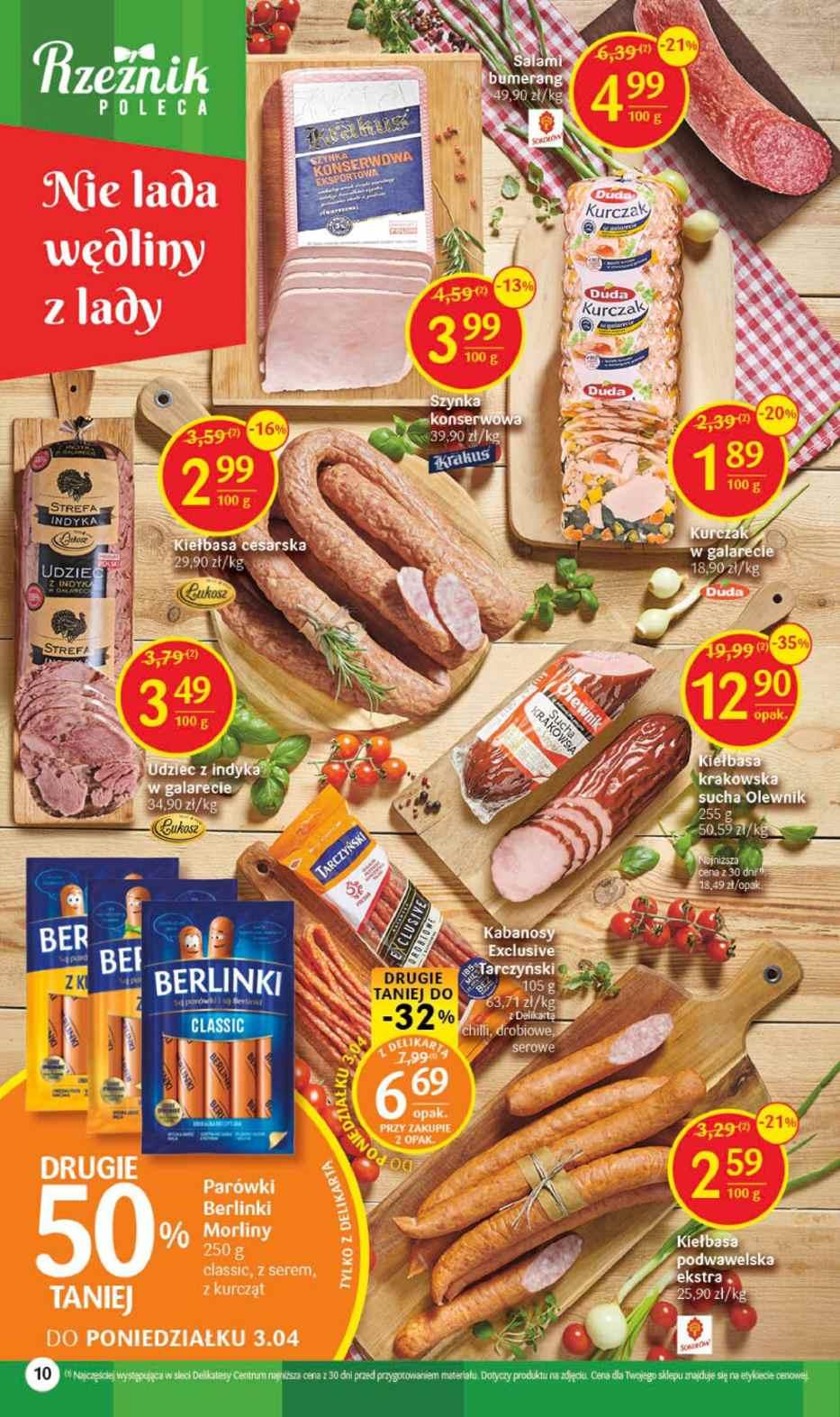 Gazetka promocyjna Delikatesy Centrum str. 10