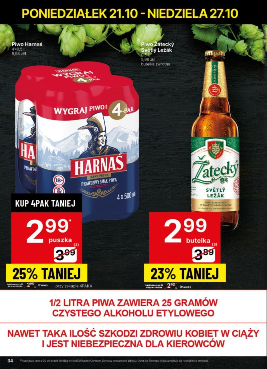 Gazetka promocyjna Delikatesy Centrum str. 34