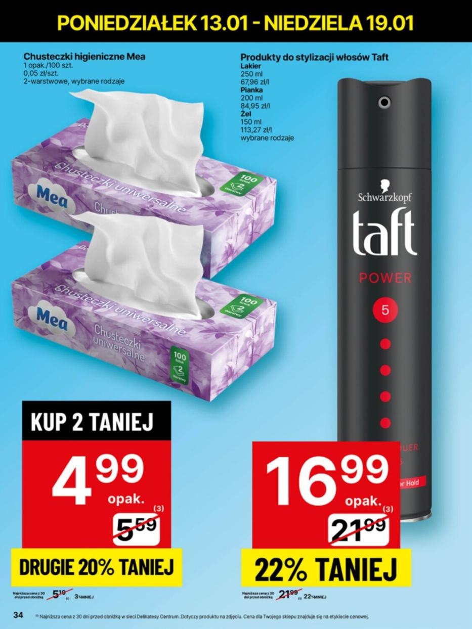Gazetka promocyjna Delikatesy Centrum str. 34