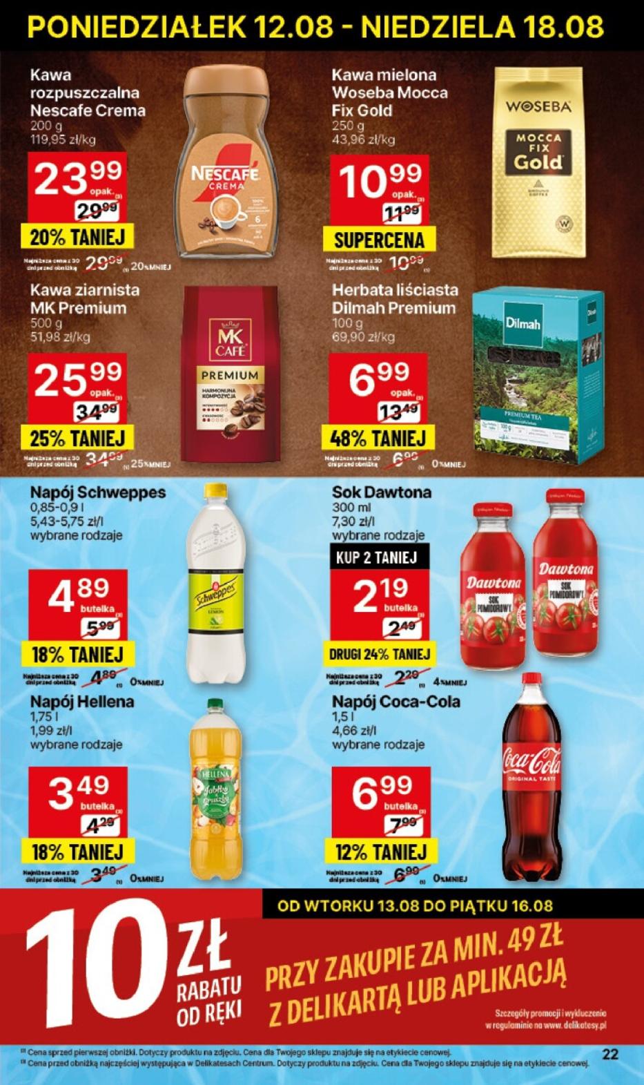 Gazetka promocyjna Delikatesy Centrum str. 22