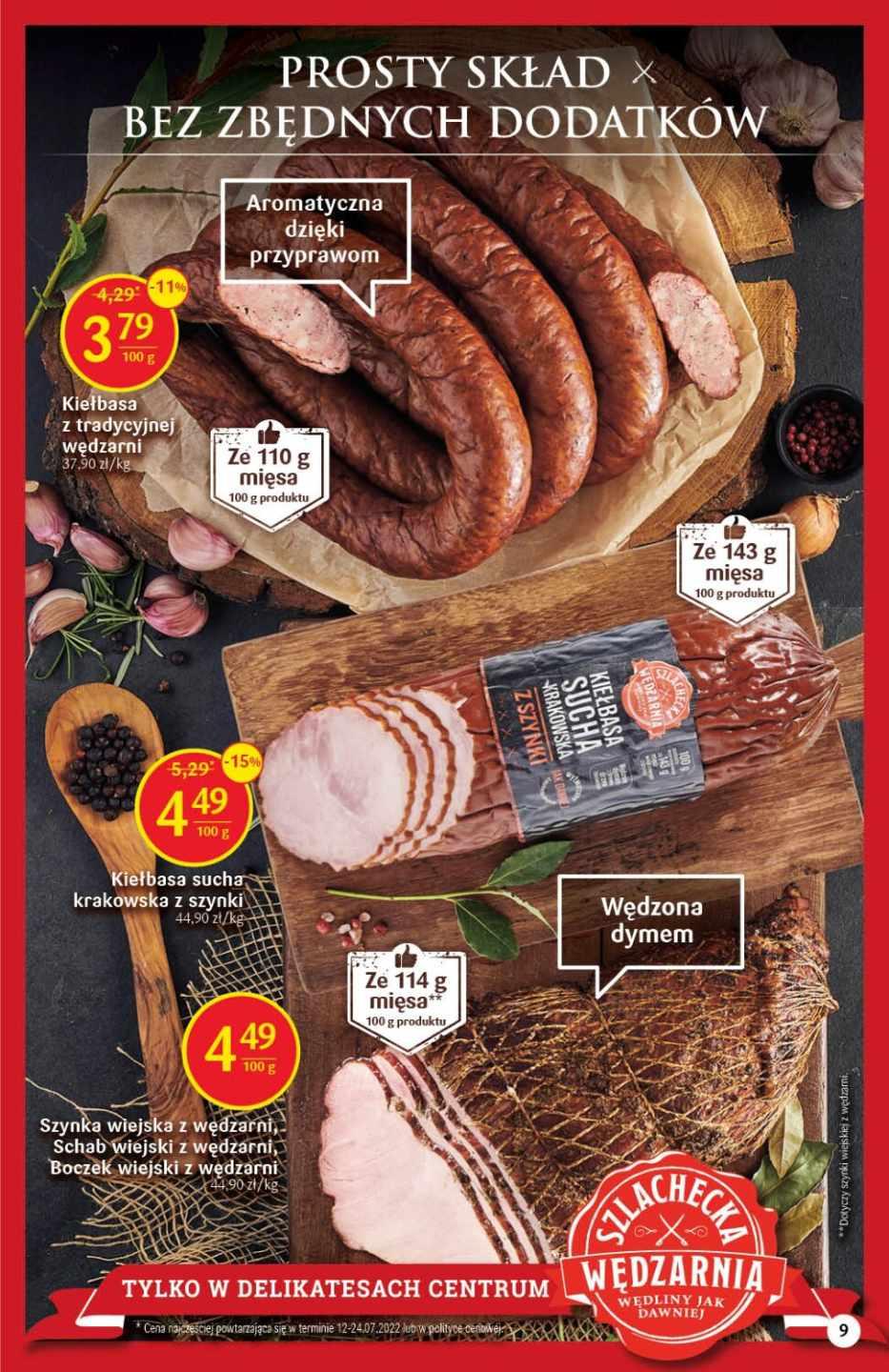 Gazetka promocyjna Delikatesy Centrum str. 9