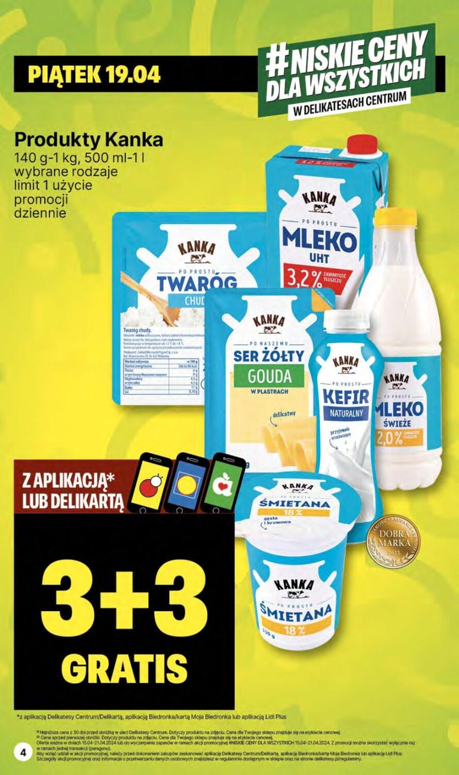 Gazetka promocyjna Delikatesy Centrum str. 4