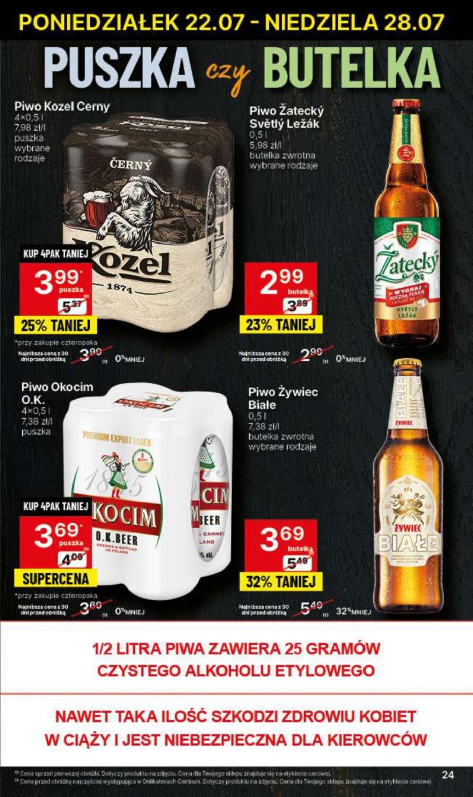 Gazetka promocyjna Delikatesy Centrum str. 24