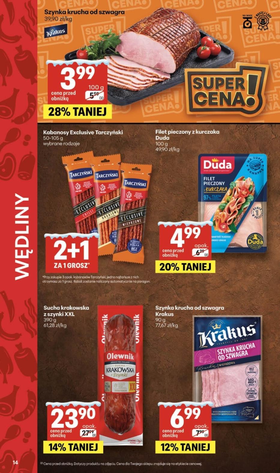 Gazetka promocyjna Delikatesy Centrum str. 14