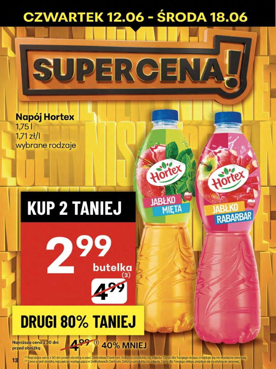 Gazetka promocyjna Delikatesy Centrum str. 13