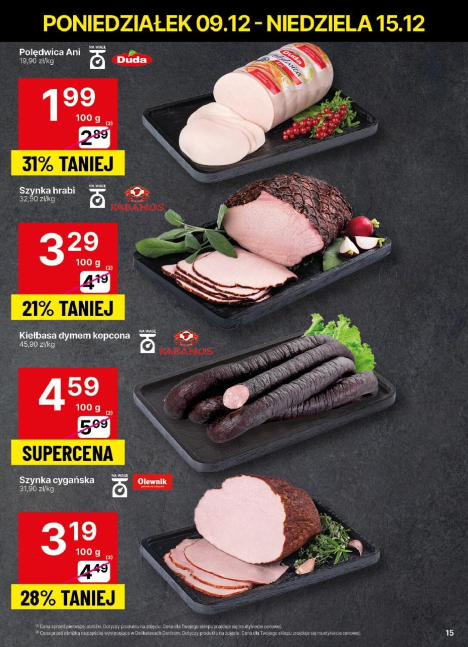 Gazetka promocyjna Delikatesy Centrum str. 15