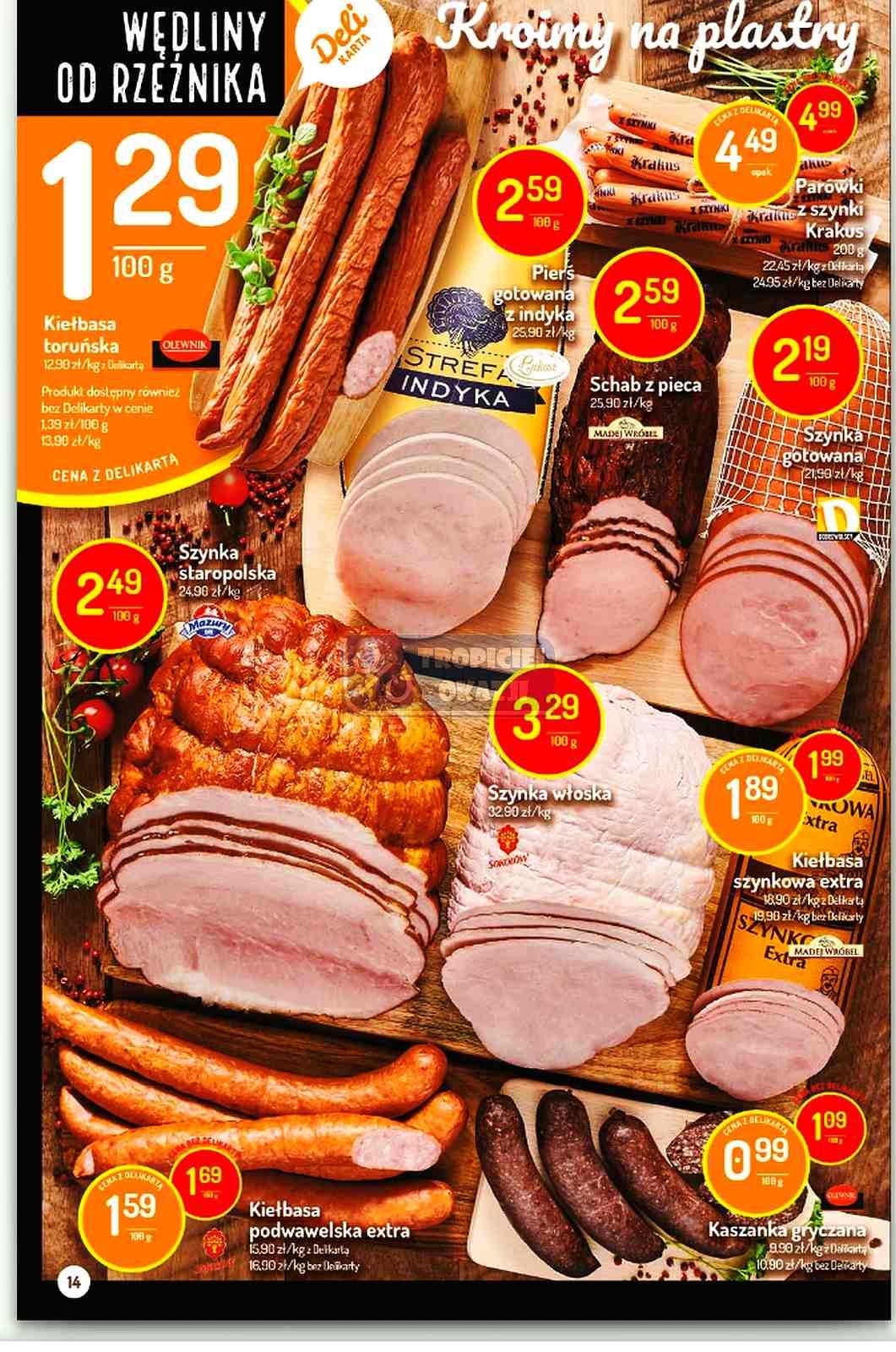 Gazetka promocyjna Delikatesy Centrum str. 14