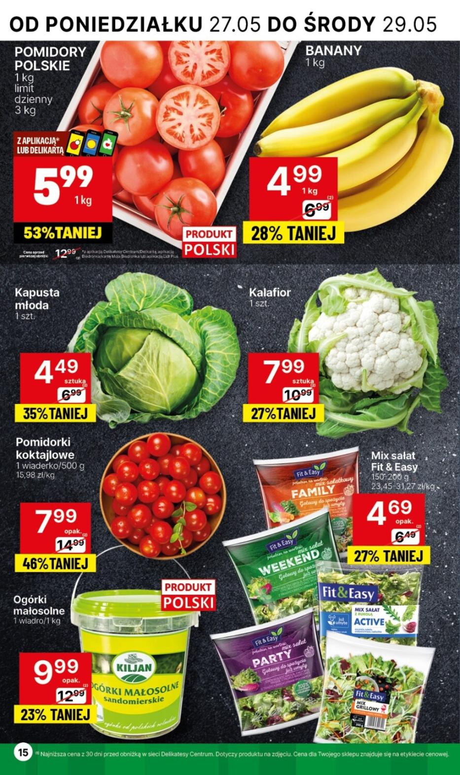 Gazetka promocyjna Delikatesy Centrum str. 15