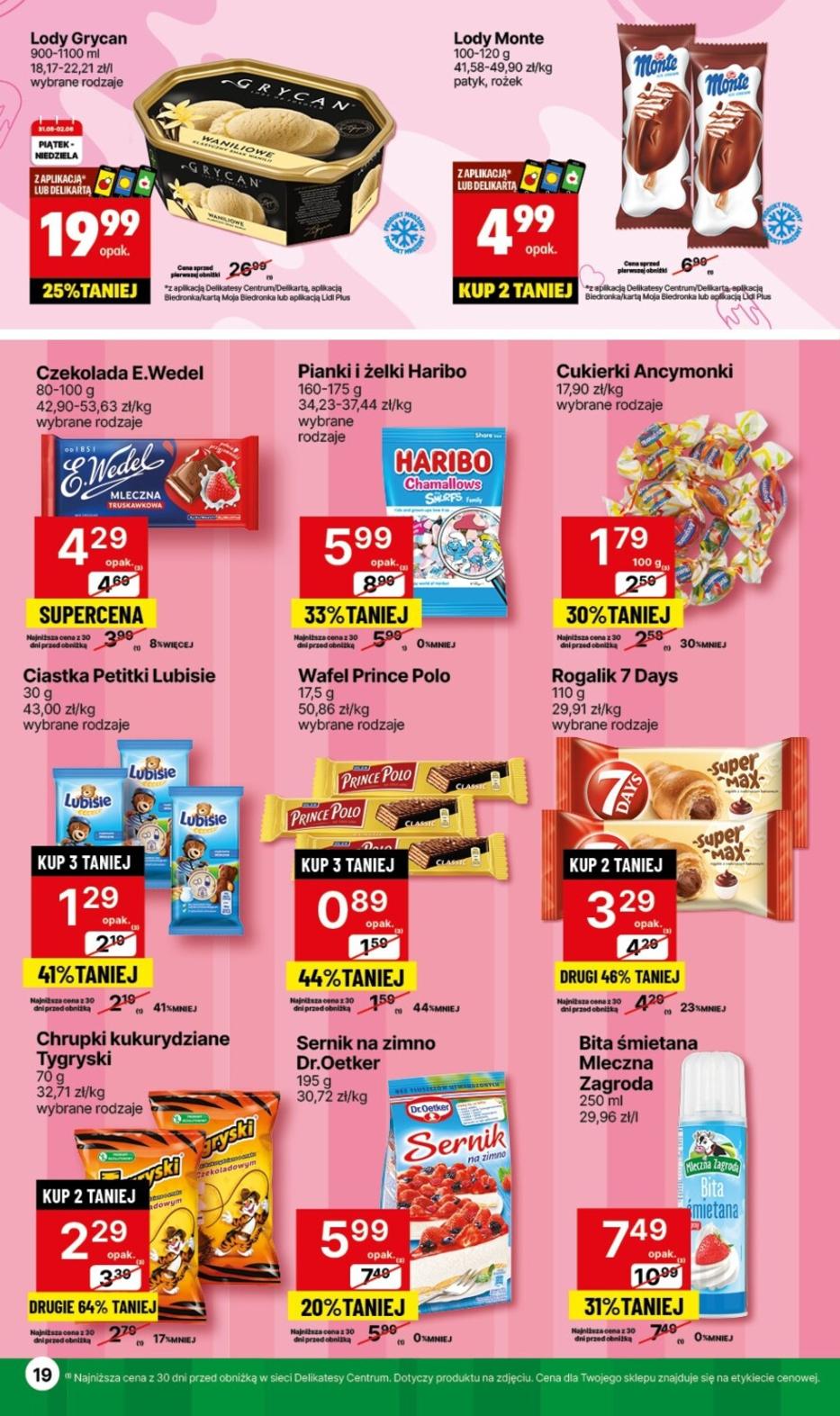Gazetka promocyjna Delikatesy Centrum str. 19