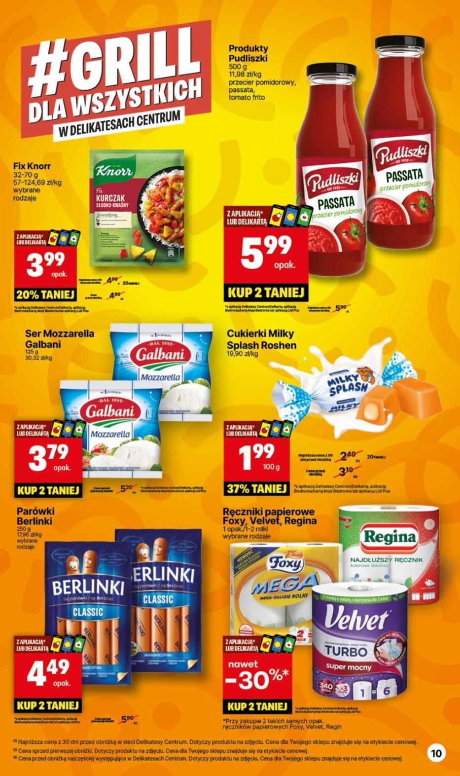 Gazetka promocyjna Delikatesy Centrum str. 10