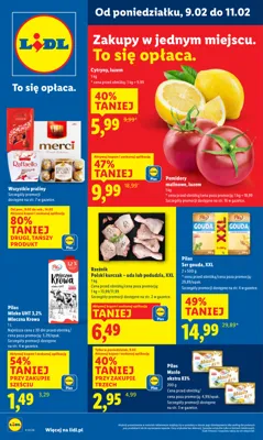 Lidl gazetka - od 09/02/2026 do 11/02/2026