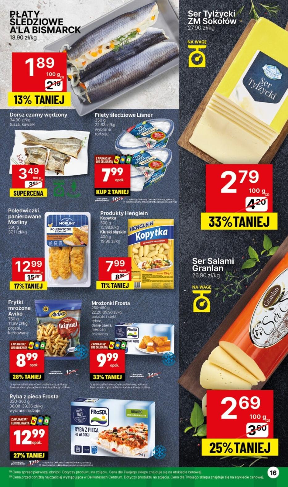 Gazetka promocyjna Delikatesy Centrum str. 16