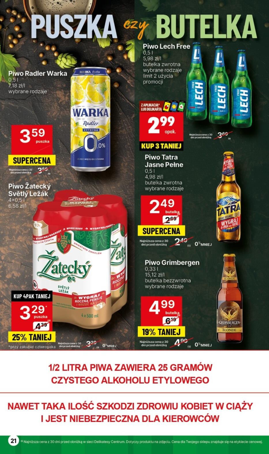 Gazetka promocyjna Delikatesy Centrum str. 21