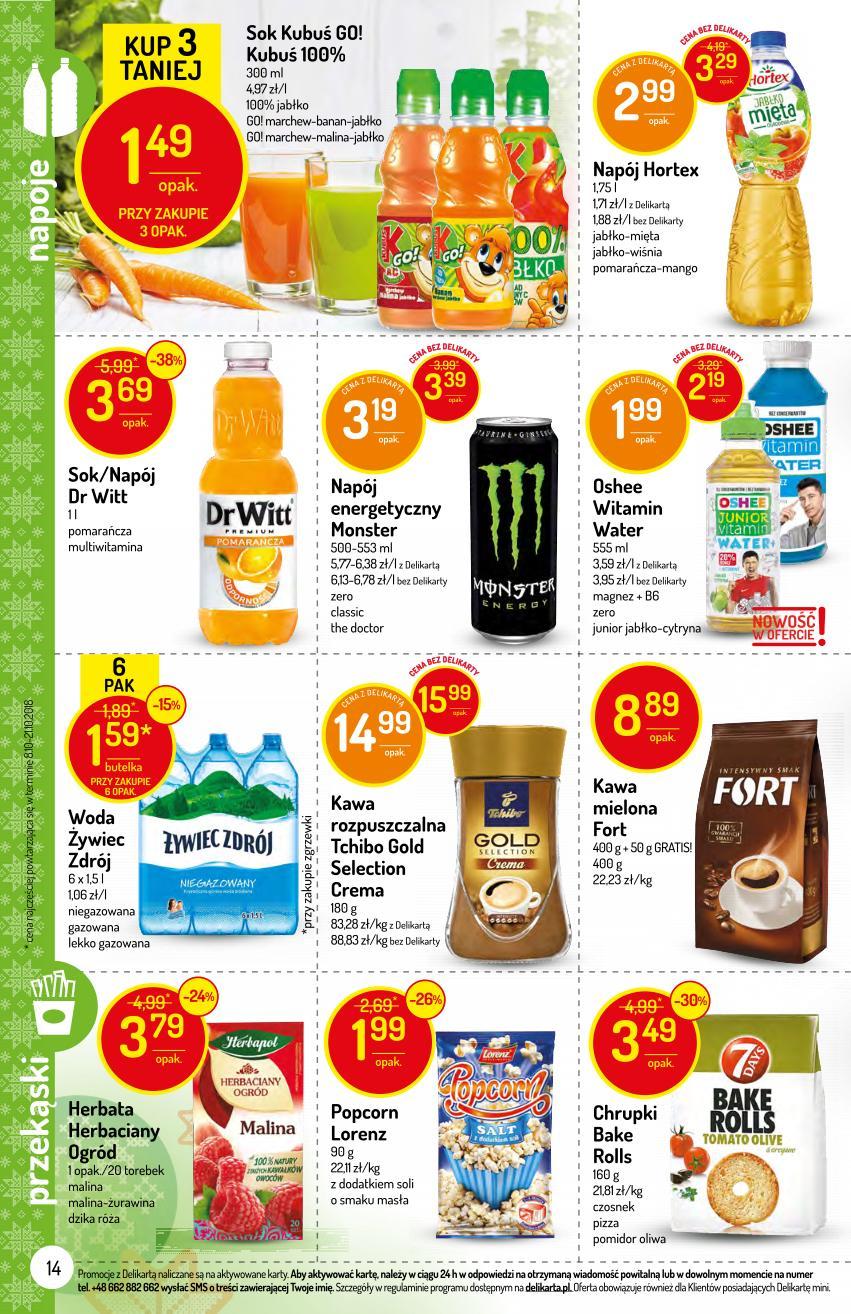 Gazetka promocyjna Delikatesy Centrum str. 14