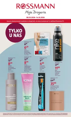 Rossmann gazetka - od 08/10/2026 do 14/10/2026
